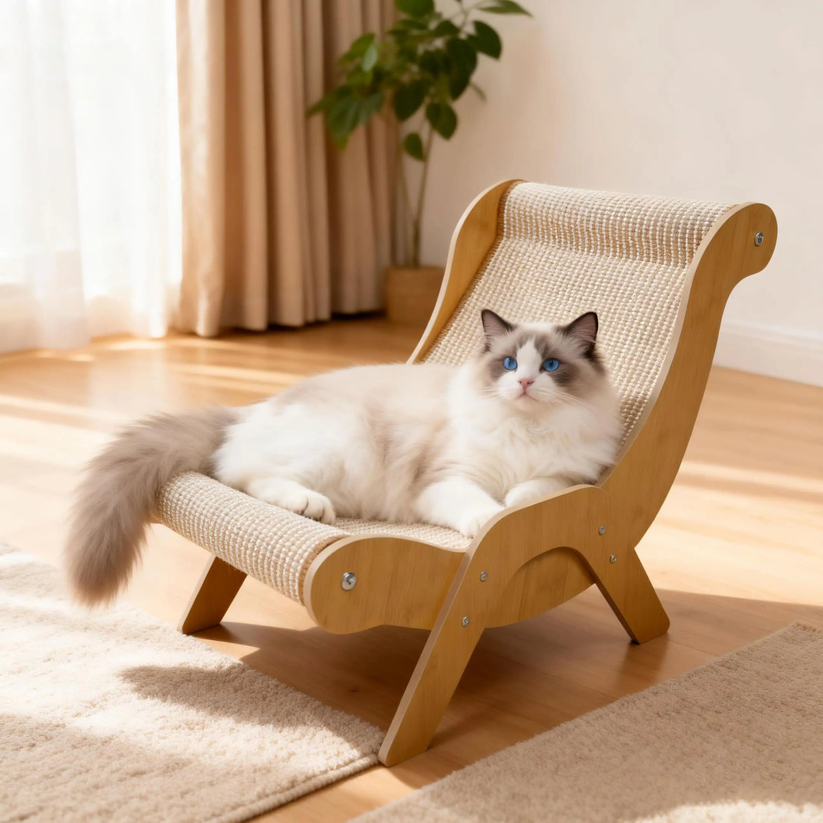 Zmaker New Cat Scratching Board Wear-Resistant Scratch-Resistant Sisal Chair Sofa Cat'S Nest Extra Large Sisal Cat Scratcher