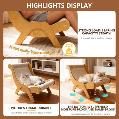 Zmaker New Cat Scratching Board Wear-Resistant Scratch-Resistant Sisal Chair Sofa Cat'S Nest Extra Large Sisal Cat Scratcher
